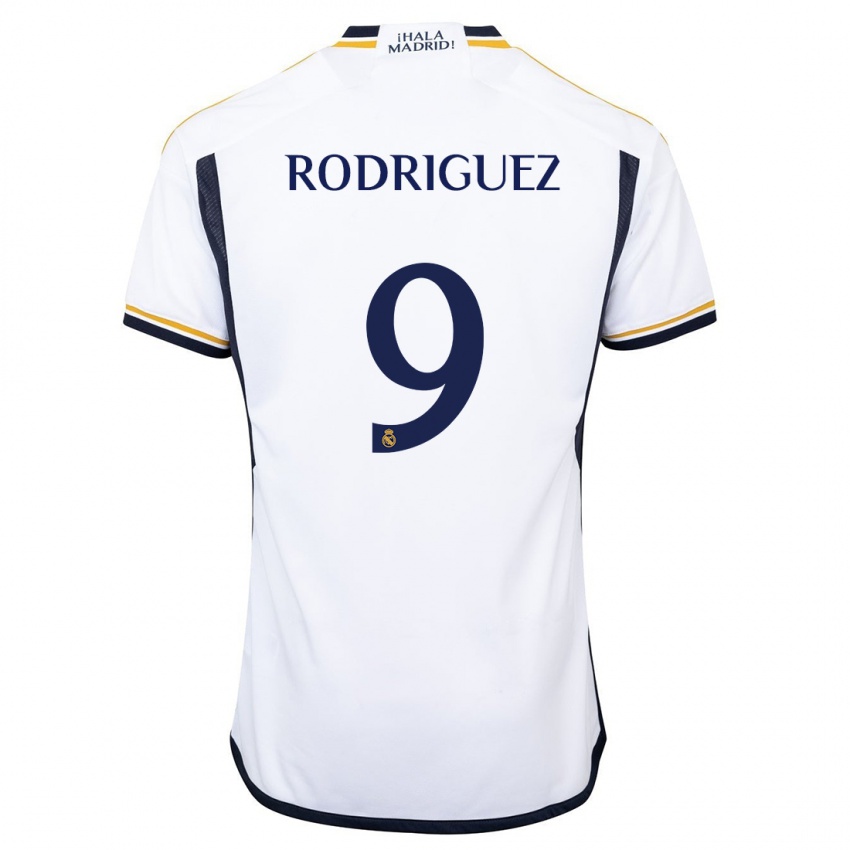 Enfant Maillot Alvaro Rodriguez #9 Blanc Tenues Domicile 2023/24 T-Shirt Suisse