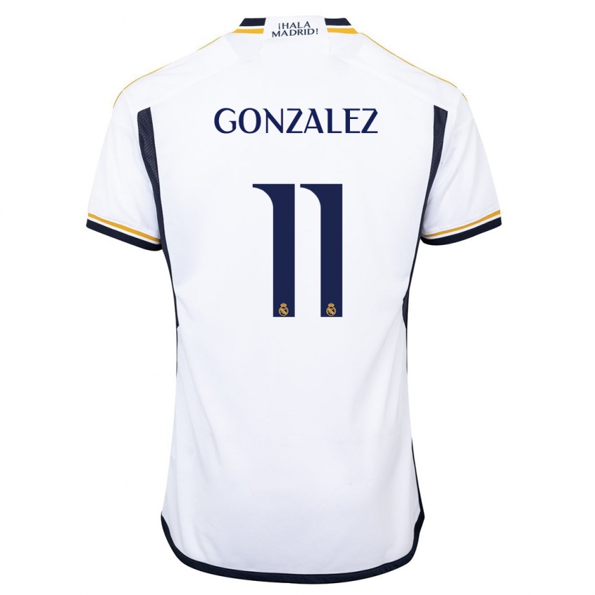 Enfant Maillot Peter Gonzalez #11 Blanc Tenues Domicile 2023/24 T-Shirt Suisse