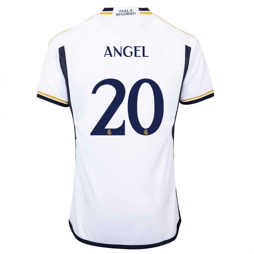 Enfant Maillot Manuel Angel #20 Blanc Tenues Domicile 2023/24 T-Shirt Suisse