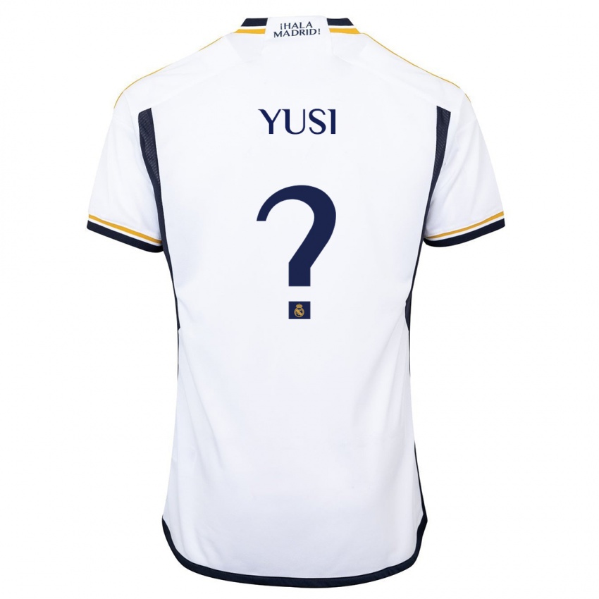 Enfant Maillot Yusi #0 Blanc Tenues Domicile 2023/24 T-Shirt Suisse