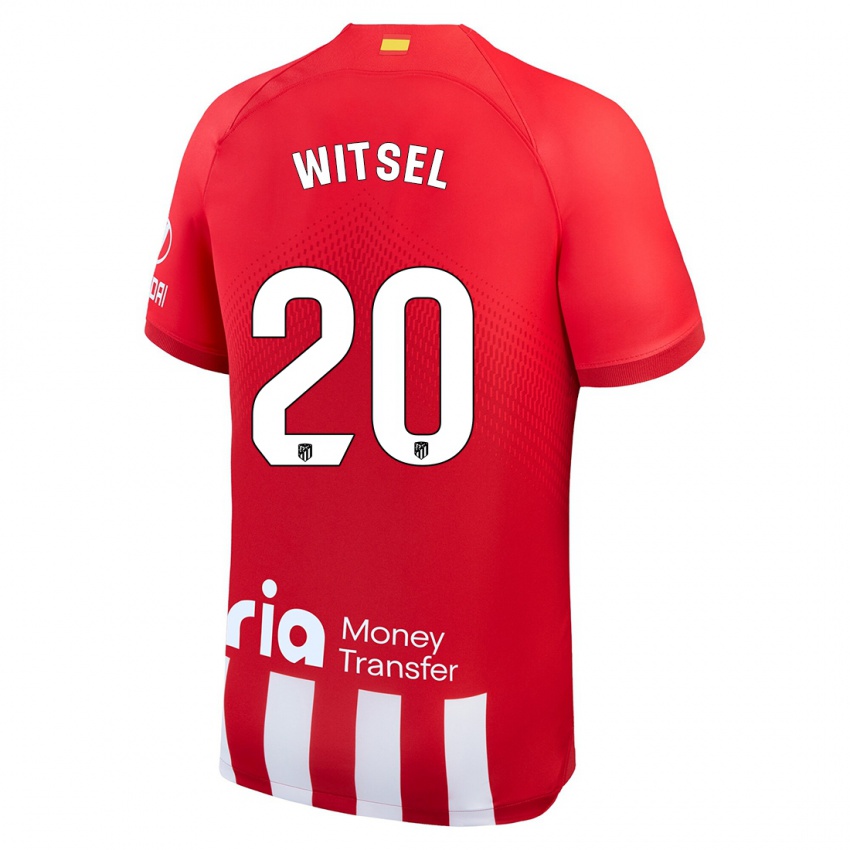 Kinder Axel Witsel #20 Rot-Weiss Heimtrikot Trikot 2023/24 T-Shirt Schweiz