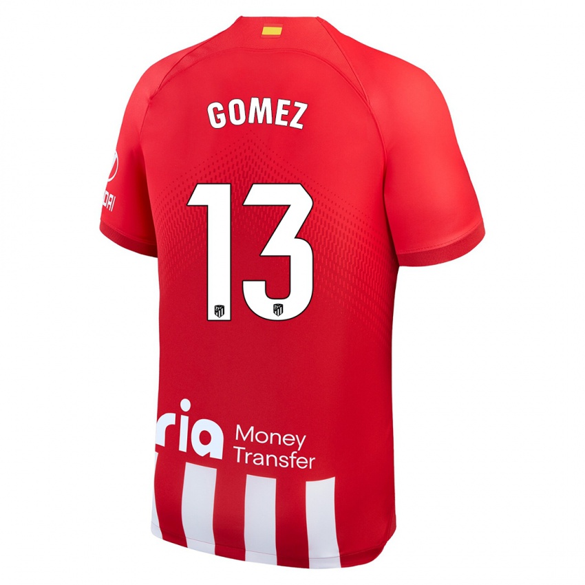 Kinder Christian Gomez #13 Rot-Weiss Heimtrikot Trikot 2023/24 T-Shirt Schweiz