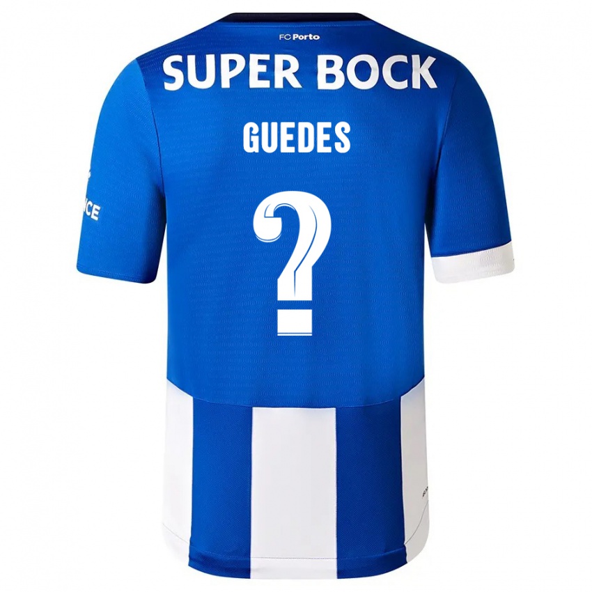 Kinder Gui Guedes #0 Blau Weiss Heimtrikot Trikot 2023/24 T-Shirt Schweiz
