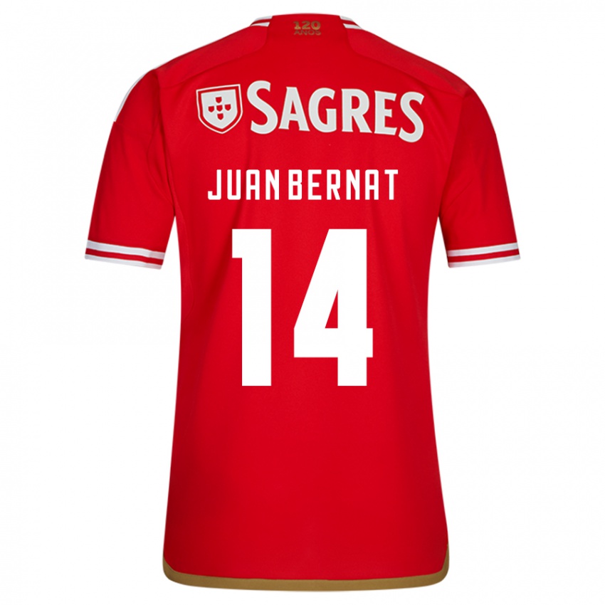 Enfant Maillot Juan Bernat #14 Rouge Tenues Domicile 2023/24 T-Shirt Suisse