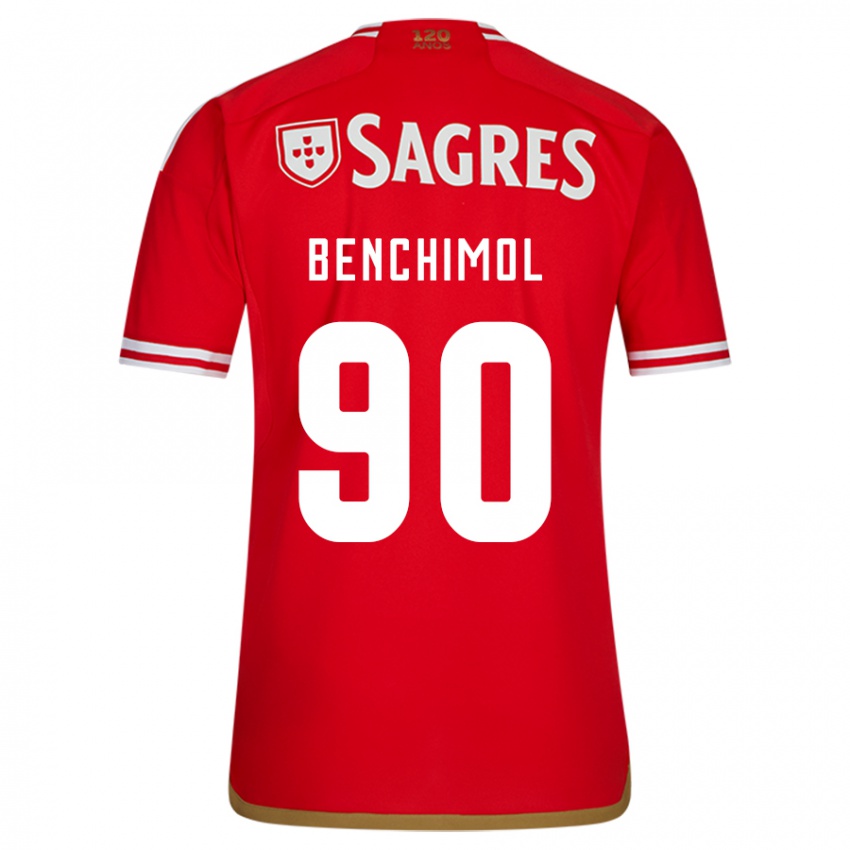 Enfant Maillot Benchimol #90 Rouge Tenues Domicile 2023/24 T-Shirt Suisse