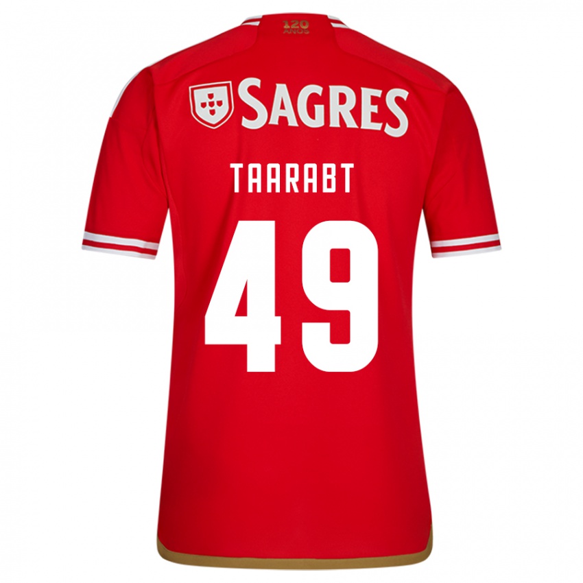 Enfant Maillot Adel Taarabt #49 Rouge Tenues Domicile 2023/24 T-Shirt Suisse
