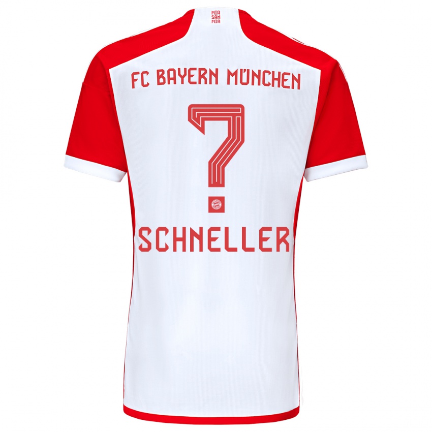 Kinder Lukas Schneller #0 Rot-Weiss Heimtrikot Trikot 2023/24 T-Shirt Schweiz