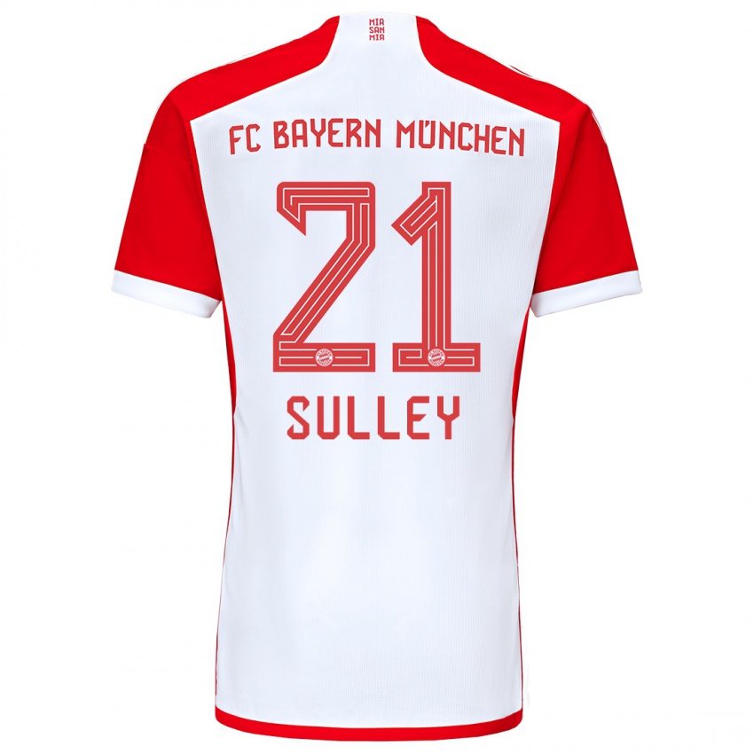 Enfant Maillot Williams Baffour Sulley #21 Rouge Blanc Tenues Domicile 2023/24 T-Shirt Suisse
