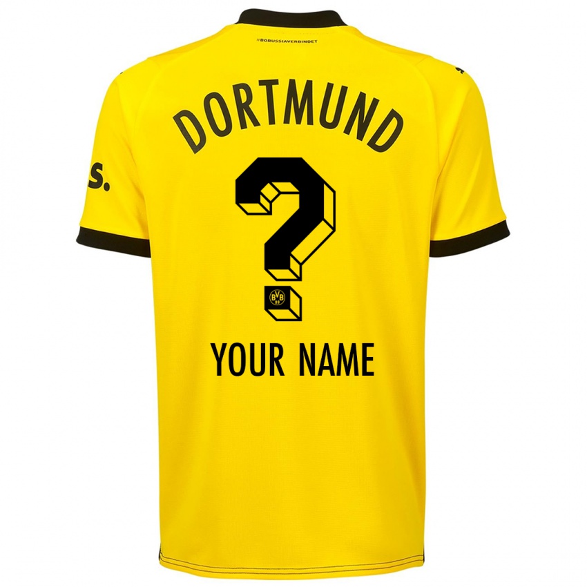 Kinder Ihren Namen #0 Gelb Heimtrikot Trikot 2023/24 T-Shirt Schweiz