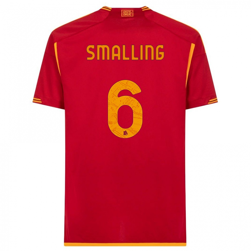 Enfant Maillot Chris Smalling #6 Rouge Tenues Domicile 2023/24 T-Shirt Suisse