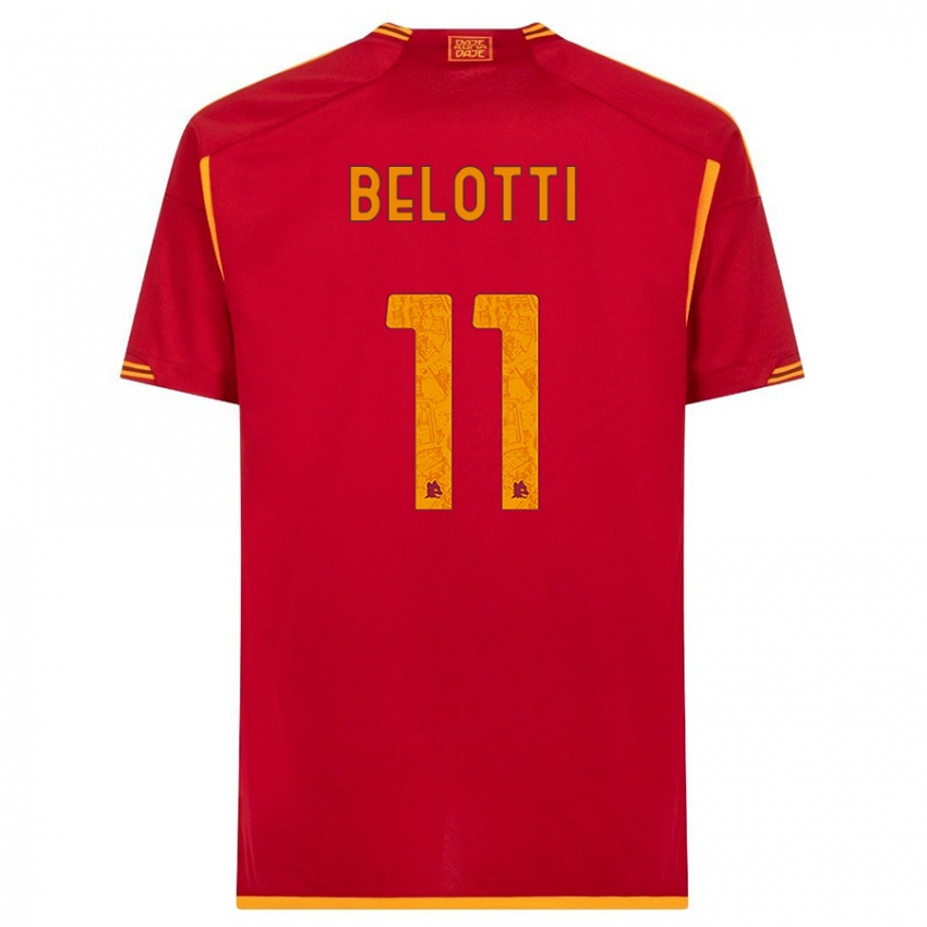 Enfant Maillot Andrea Belotti #11 Rouge Tenues Domicile 2023/24 T-Shirt Suisse