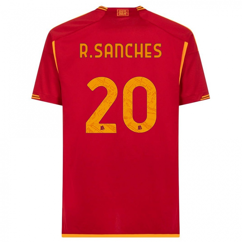 Enfant Maillot Renato Sanches #20 Rouge Tenues Domicile 2023/24 T-Shirt Suisse