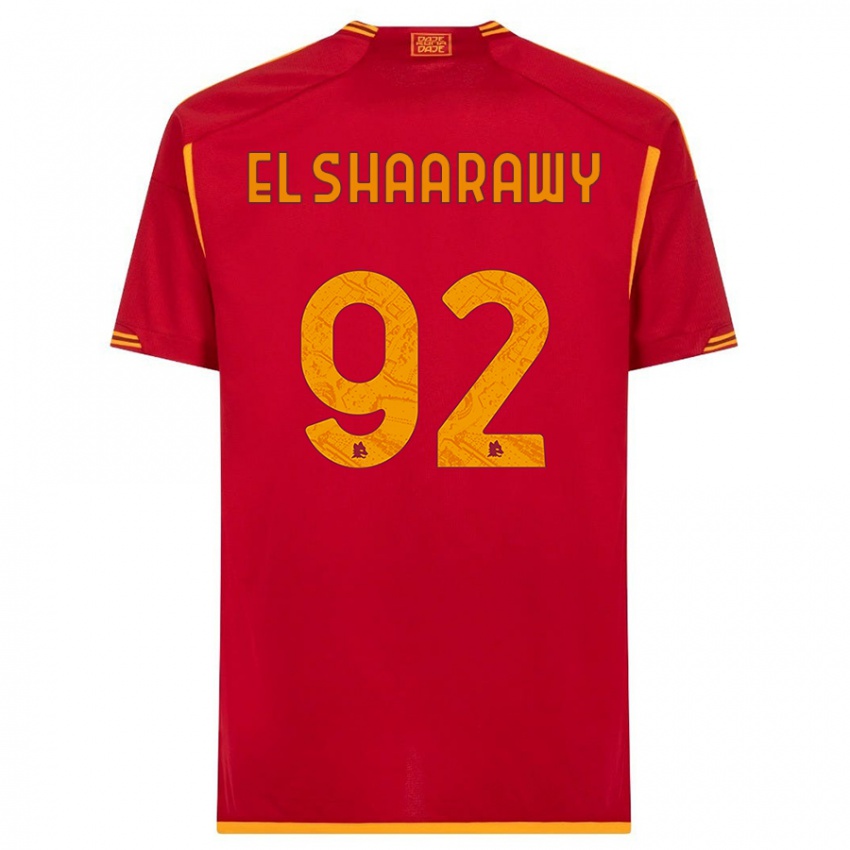 Enfant Maillot Stephan El Shaarawy #92 Rouge Tenues Domicile 2023/24 T-Shirt Suisse