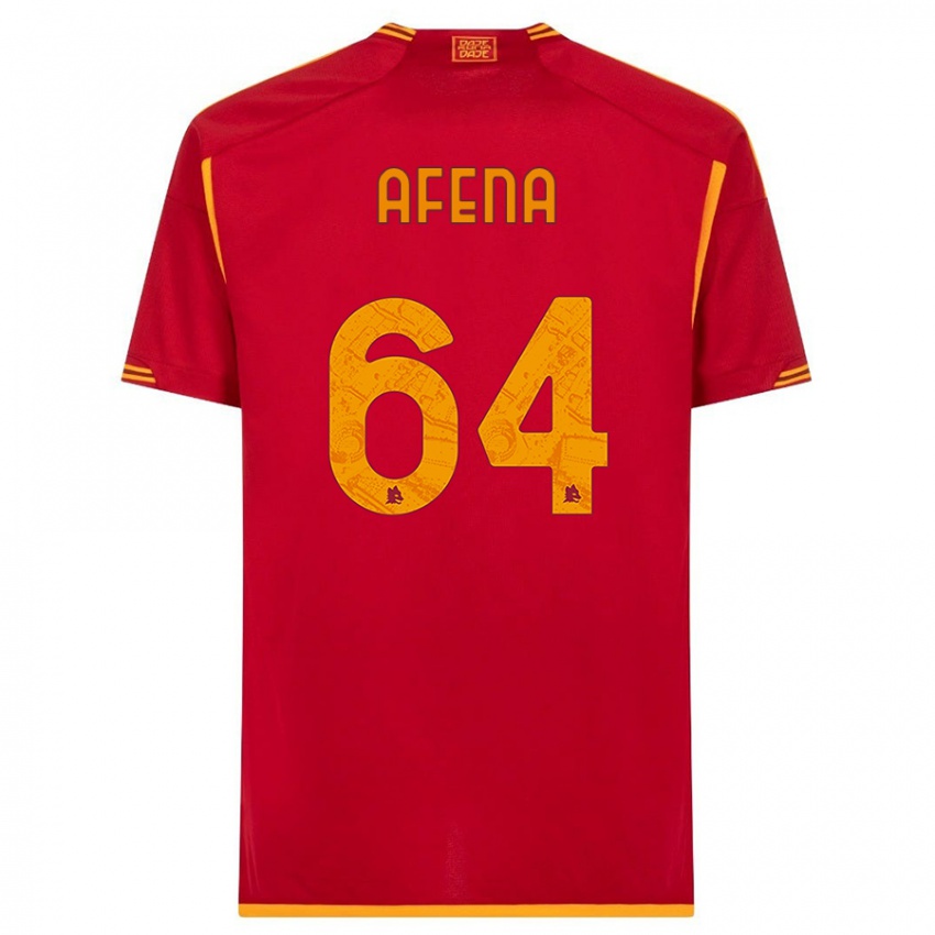 Kinder Felix Afena-Gyan #64 Rot Heimtrikot Trikot 2023/24 T-Shirt Schweiz