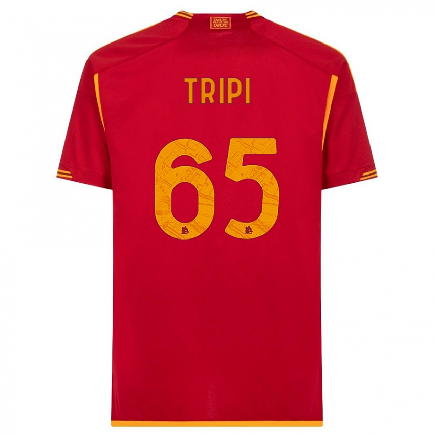 Enfant Maillot Filippo Tripi #65 Rouge Tenues Domicile 2023/24 T-Shirt Suisse