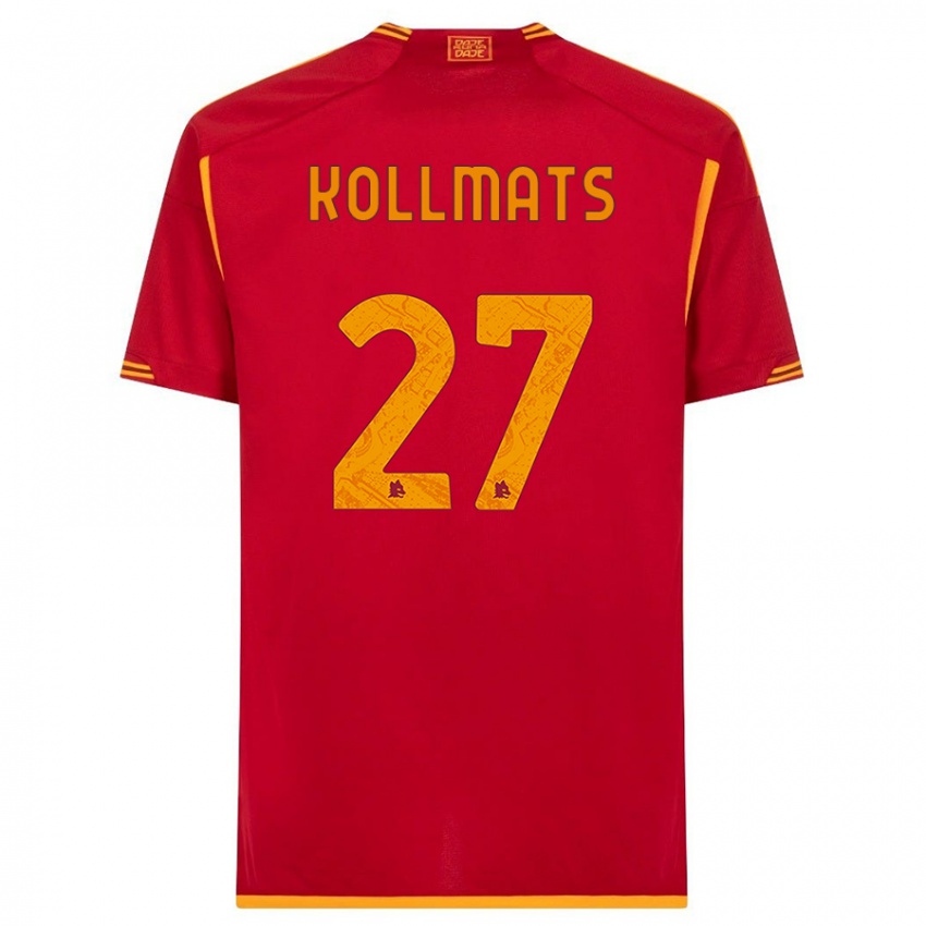Enfant Maillot Beata Kollmats #27 Rouge Tenues Domicile 2023/24 T-Shirt Suisse