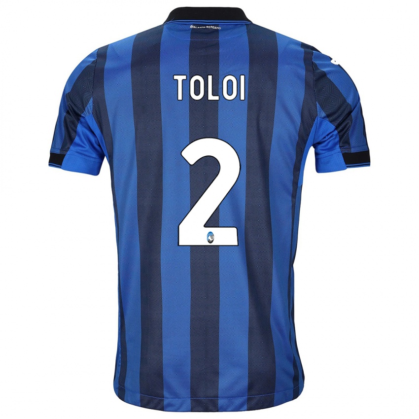 Enfant Maillot Rafael Tolói #2 Noir Bleu Tenues Domicile 2023/24 T-Shirt Suisse