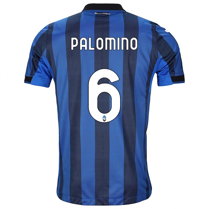 Enfant Maillot José Luis Palomino #6 Noir Bleu Tenues Domicile 2023/24 T-Shirt Suisse