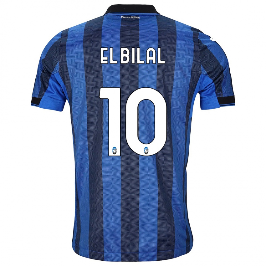 Enfant Maillot El Bilal Touré #10 Noir Bleu Tenues Domicile 2023/24 T-Shirt Suisse