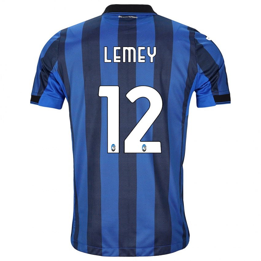 Enfant Maillot Diede Lemey #12 Noir Bleu Tenues Domicile 2023/24 T-Shirt Suisse