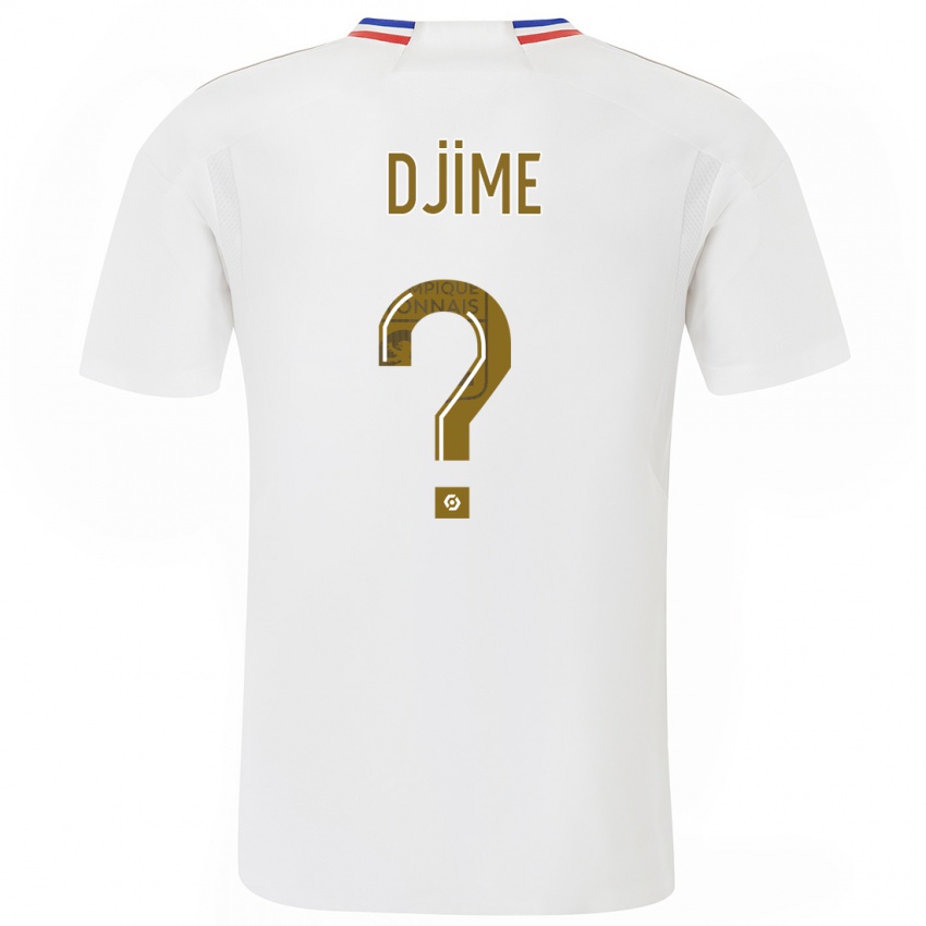 Enfant Maillot Ahmed Djime #0 Blanc Tenues Domicile 2023/24 T-Shirt Suisse