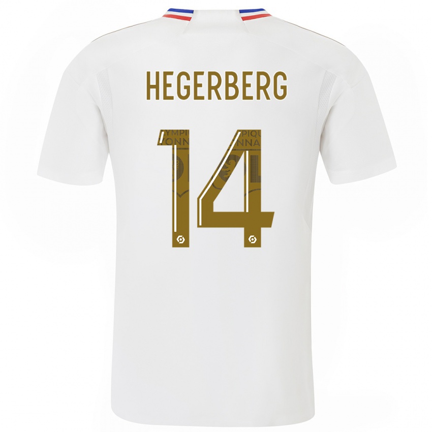 Enfant Maillot Ada Hegerberg #14 Blanc Tenues Domicile 2023/24 T-Shirt Suisse