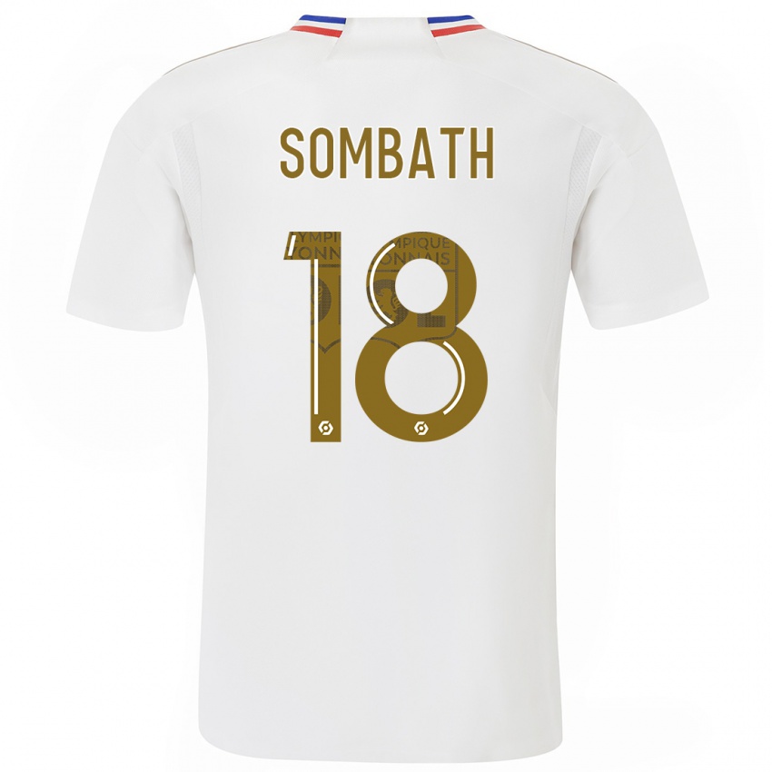 Enfant Maillot Alice Sombath #18 Blanc Tenues Domicile 2023/24 T-Shirt Suisse