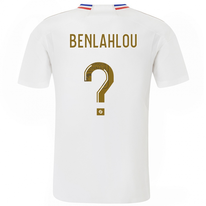 Enfant Maillot Daryll Benlahlou #0 Blanc Tenues Domicile 2023/24 T-Shirt Suisse