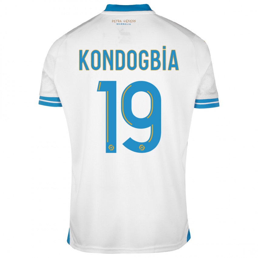 Kinder Geoffrey Kondogbia #19 Weiß Heimtrikot Trikot 2023/24 T-Shirt Schweiz