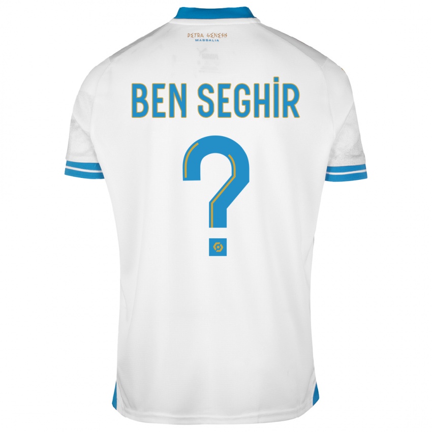 Kinder Salim Ben Seghir #0 Weiß Heimtrikot Trikot 2023/24 T-Shirt Schweiz