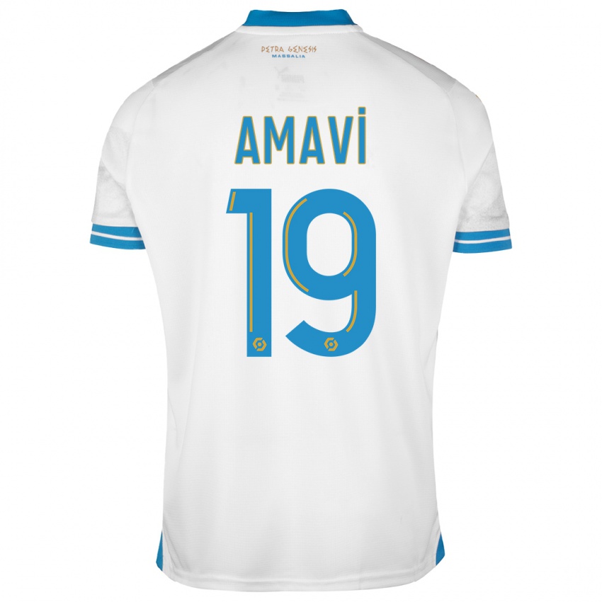 Kinder Jordan Amavi #19 Weiß Heimtrikot Trikot 2023/24 T-Shirt Schweiz