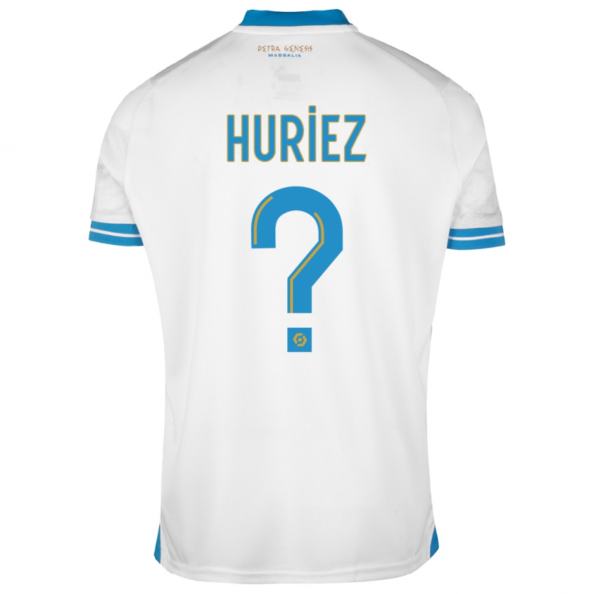 Enfant Maillot Evan Huriez #0 Blanc Tenues Domicile 2023/24 T-Shirt Suisse