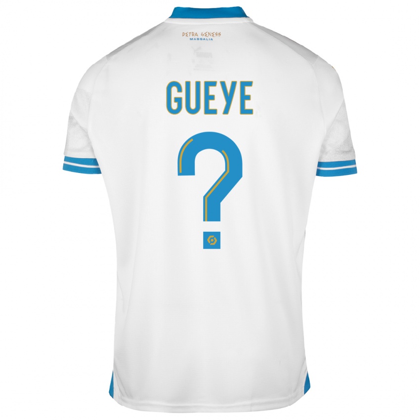 Kinder Daouda Gueye #0 Weiß Heimtrikot Trikot 2023/24 T-Shirt Schweiz