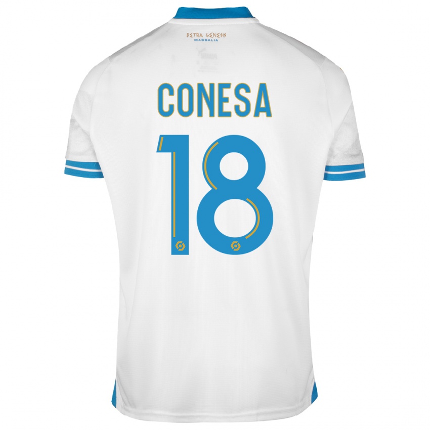 Kinder Anna Conesa #18 Weiß Heimtrikot Trikot 2023/24 T-Shirt Schweiz