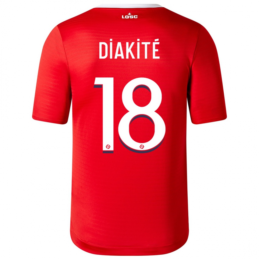 Enfant Maillot Bafodé Diakité #18 Rouge Tenues Domicile 2023/24 T-Shirt Suisse