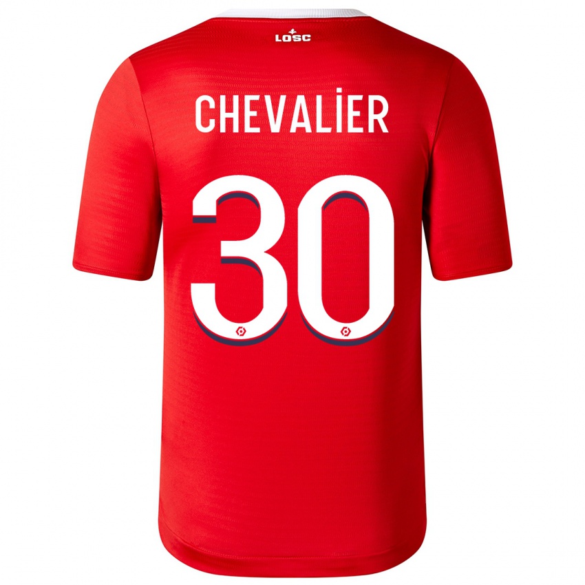 Enfant Maillot Lucas Chevalier #30 Rouge Tenues Domicile 2023/24 T-Shirt Suisse