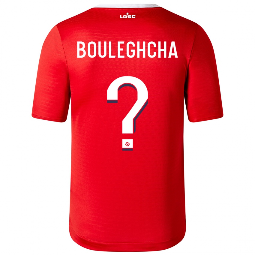 Enfant Maillot Ismail Bouleghcha #0 Rouge Tenues Domicile 2023/24 T-Shirt Suisse
