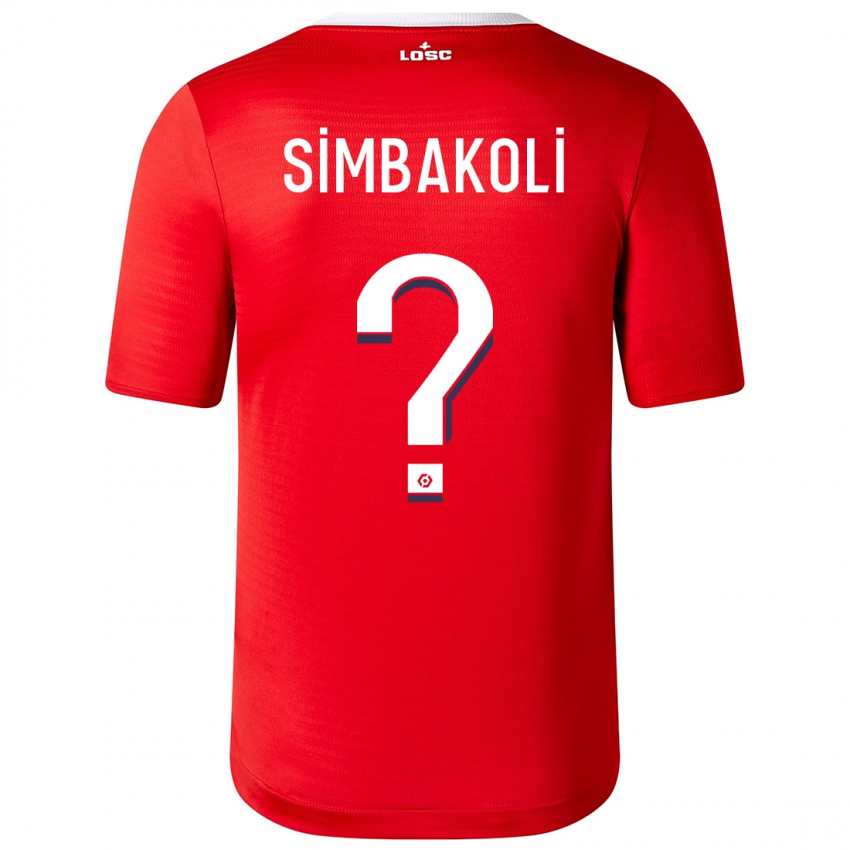 Enfant Maillot Mamadou Simbakoli #0 Rouge Tenues Domicile 2023/24 T-Shirt Suisse