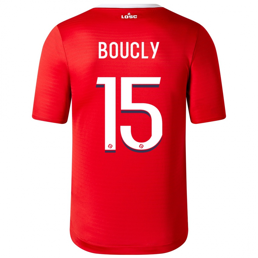 Enfant Maillot Maite Boucly #15 Rouge Tenues Domicile 2023/24 T-Shirt Suisse