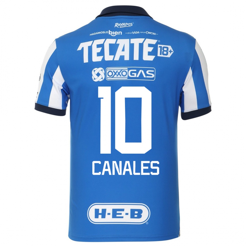 Enfant Maillot Sergio Canales #10 Bleu Blanc Tenues Domicile 2023/24 T-Shirt Suisse