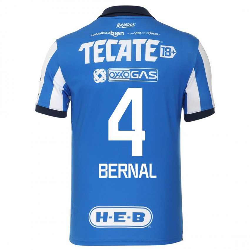 Kinder Rebeca Bernal #4 Blau Weiss Heimtrikot Trikot 2023/24 T-Shirt Schweiz