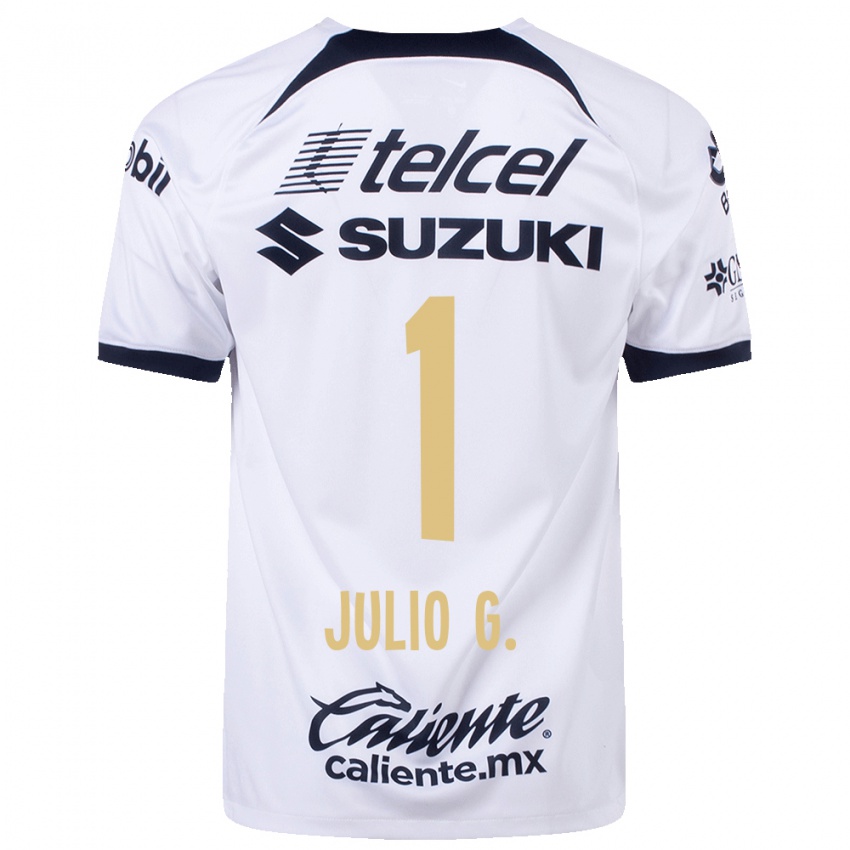 Enfant Maillot Julio González #1 Blanc Tenues Domicile 2023/24 T-Shirt Suisse