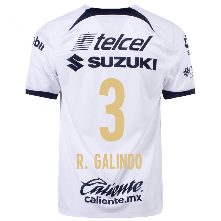 Enfant Maillot José Galindo #3 Blanc Tenues Domicile 2023/24 T-Shirt Suisse