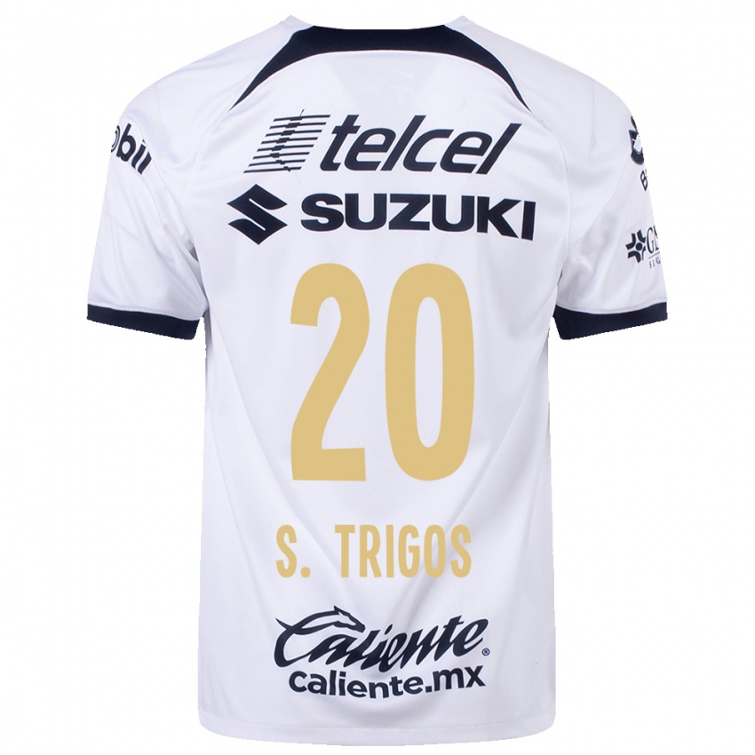 Enfant Maillot Santiago Trigos #20 Blanc Tenues Domicile 2023/24 T-Shirt Suisse