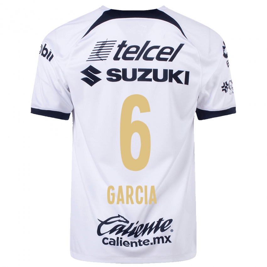 Enfant Maillot Marco Garcia #6 Blanc Tenues Domicile 2023/24 T-Shirt Suisse