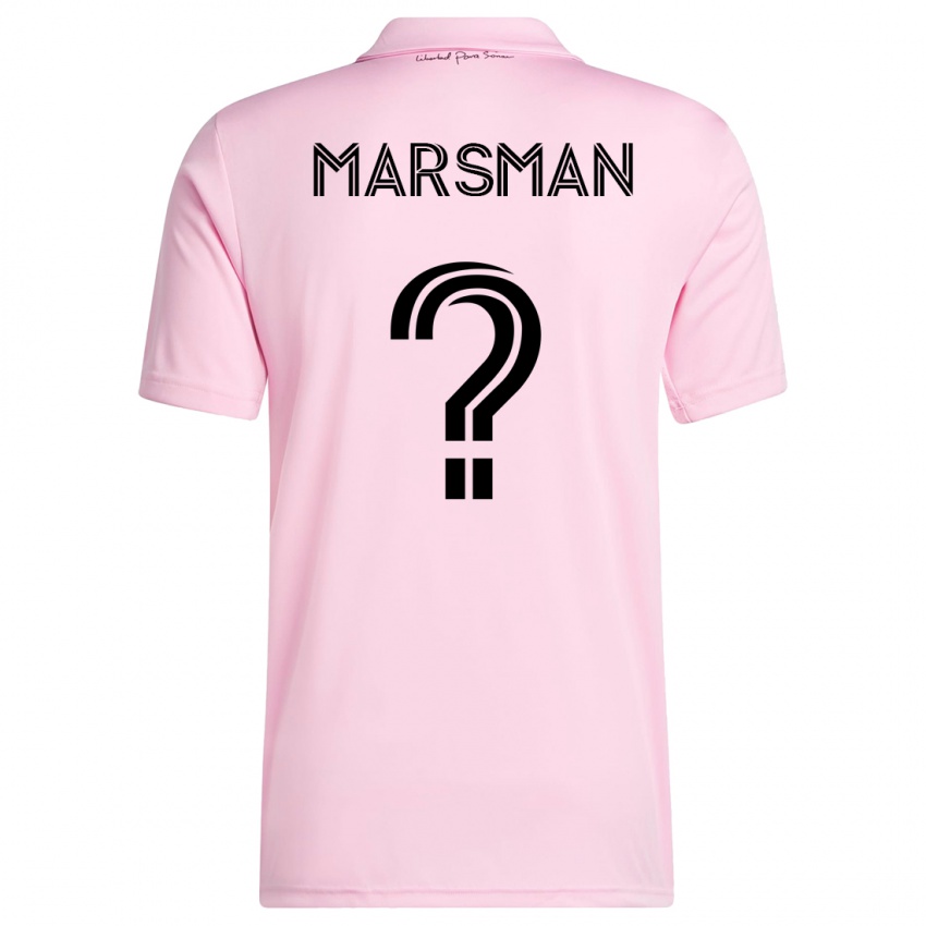 Kinder Nick Marsman #0 Rosa Heimtrikot Trikot 2023/24 T-Shirt Schweiz