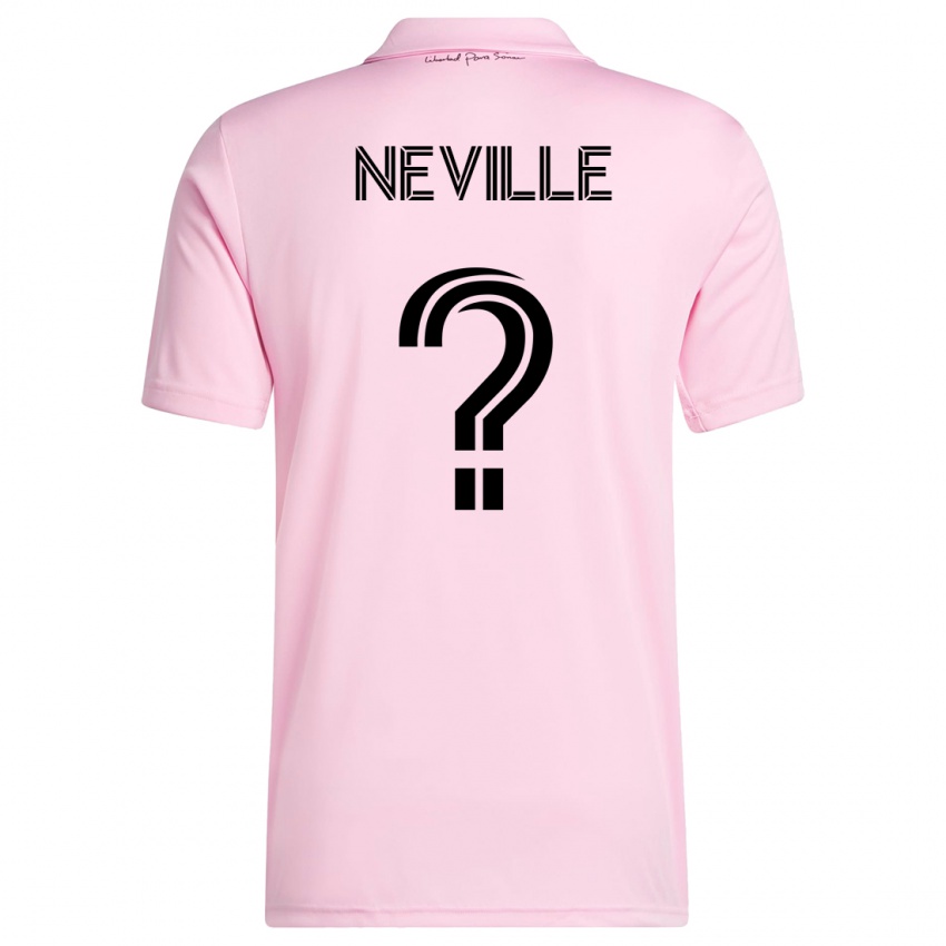 Kinder Harvey Neville #0 Rosa Heimtrikot Trikot 2023/24 T-Shirt Schweiz