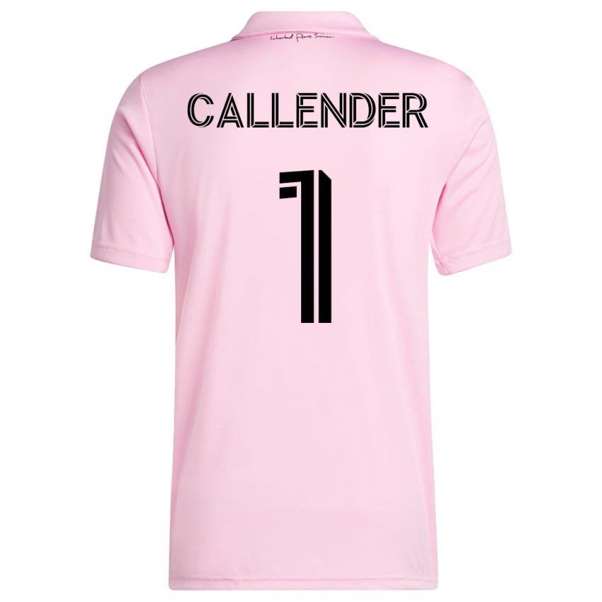 Kinder Drake Callender #1 Rosa Heimtrikot Trikot 2023/24 T-Shirt Schweiz