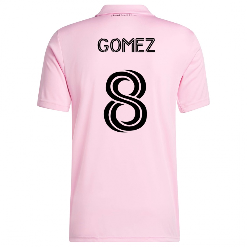 Enfant Maillot Diego Gómez #8 Rose Tenues Domicile 2023/24 T-Shirt Suisse