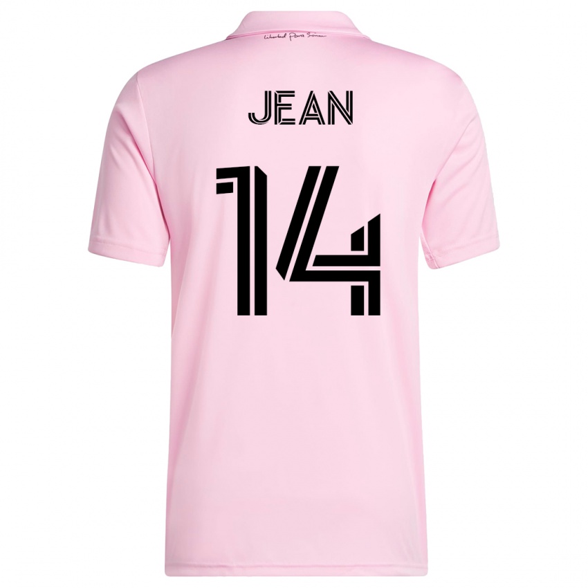 Enfant Maillot Corentin Jean #14 Rose Tenues Domicile 2023/24 T-Shirt Suisse